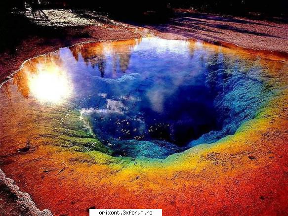one more miracle of nature that we admire worthy, morning glory pool, national park, wyoming, 'a