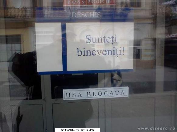 sunteti bineveniti ! sunteti bineveniti !